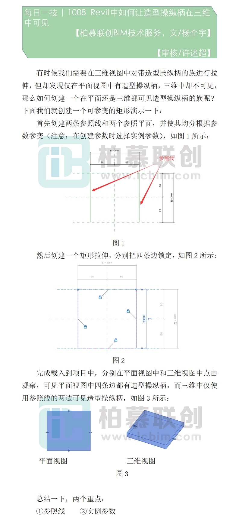 1008  Revit中如何讓造型操縱柄在三維中可見.jpg