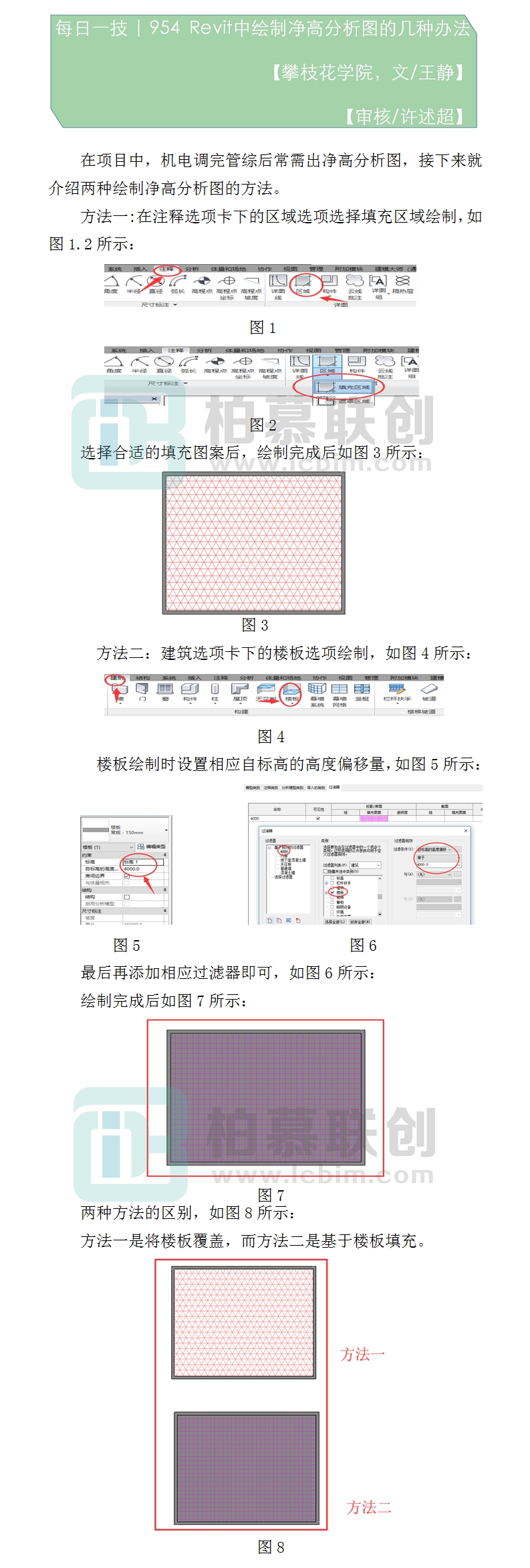 954  Revit中繪制凈高分析圖的幾種辦法.jpg