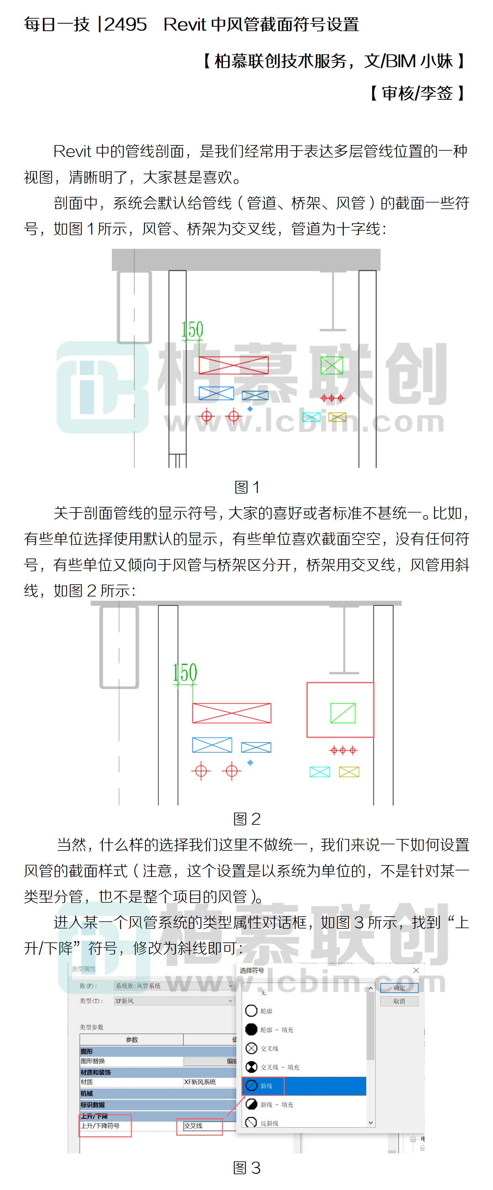 每日一技  2495  Revit中風(fēng)管截面符號(hào)設(shè)置.png