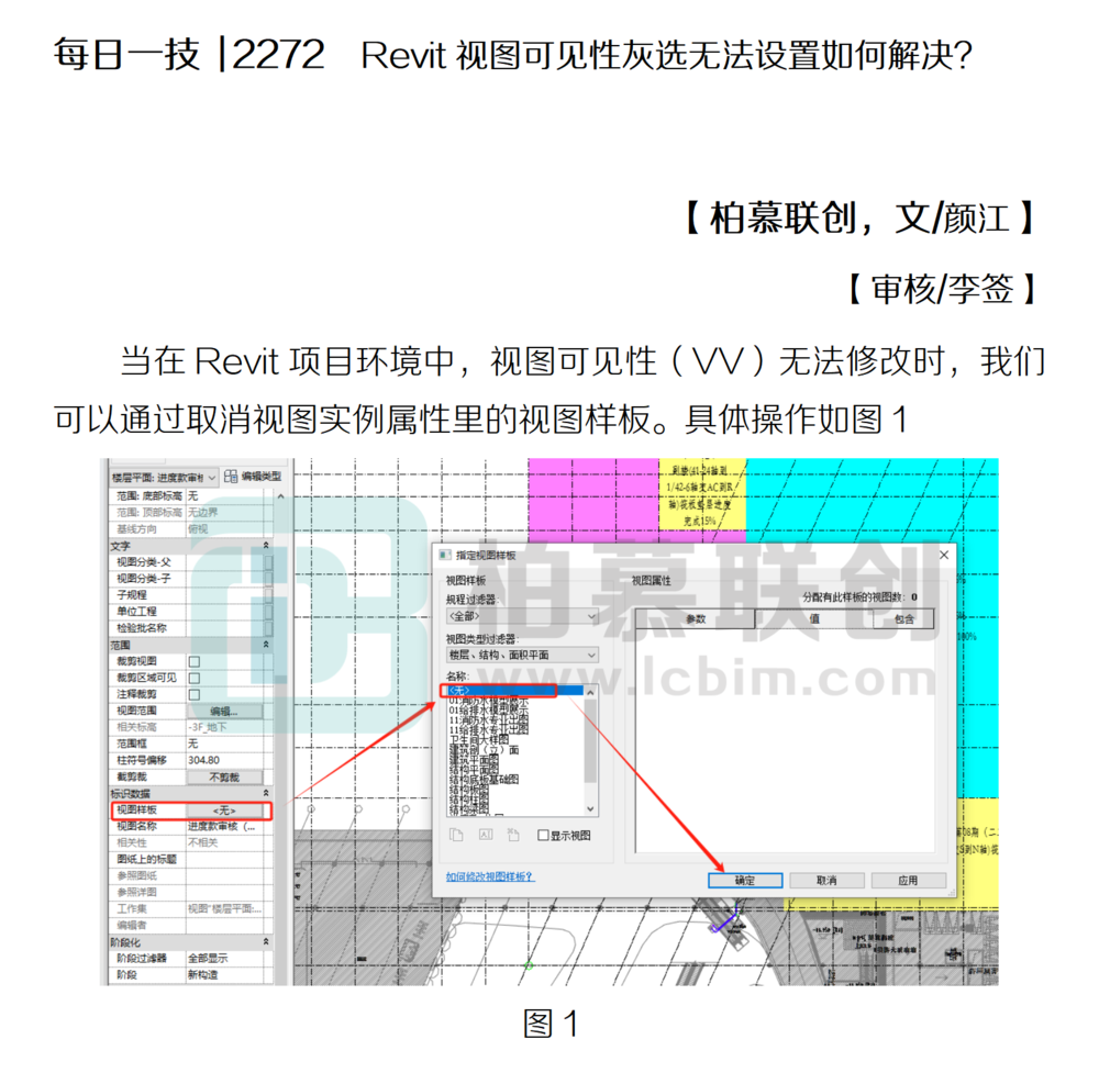 每日一技  2272  Revit視圖可見性灰選無法設(shè)置如何解決？.png